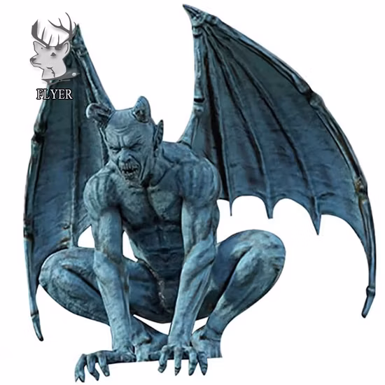 Estátua de estátua de monstro de bronze de cera perdida personalizada de personagem de filme famoso