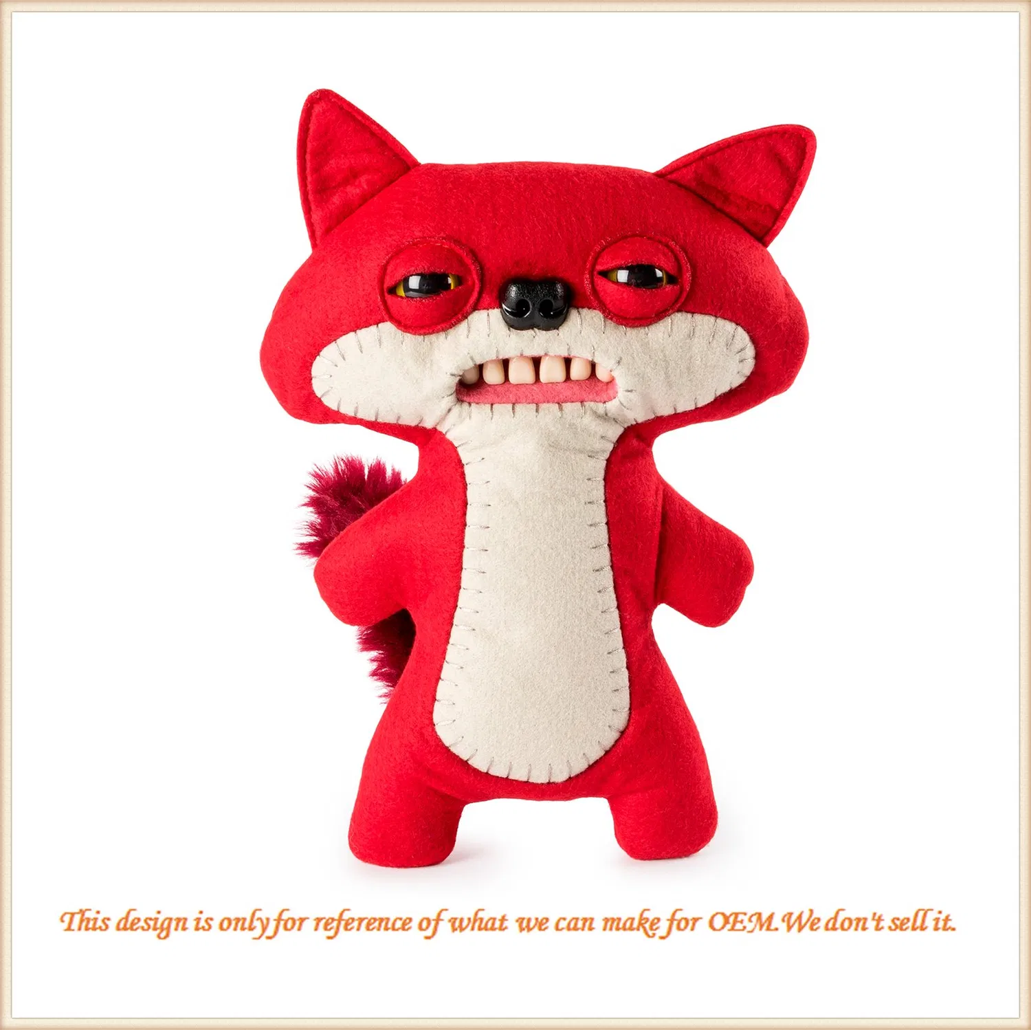 43cm Animação Ninguém Salsicha Brinquedos de Pelúcia Arco-Íris Amigos de Pelúcia Personagem de Jogo Boneca Kawaii Monstro Azul Memes Arrepiante